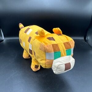 Minecraft Plush Ocelot Mojang Studios 2022 Stuffed Animal, approx 14" long